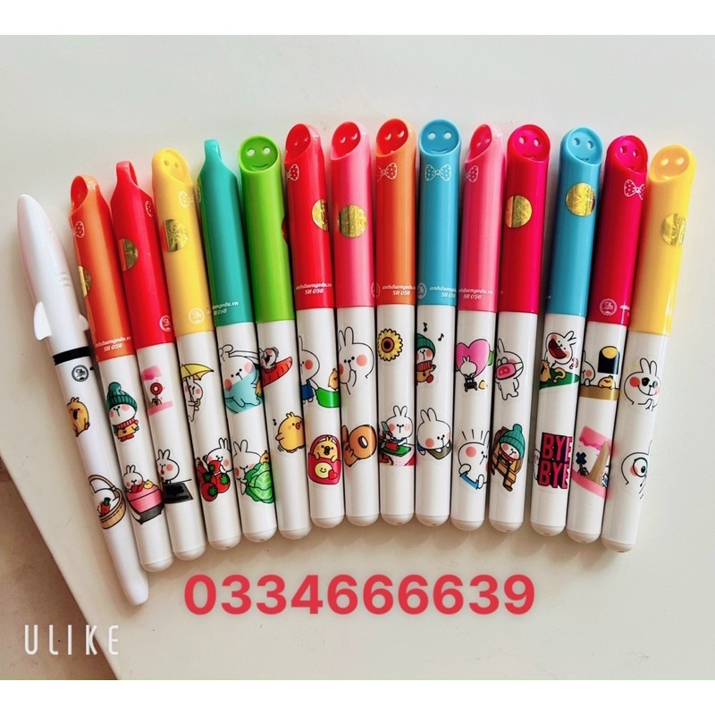 Bút SH056 ngòi êm trơn, thanh đậm nhẹ dành cho Hs tiểu học mới luyện viết