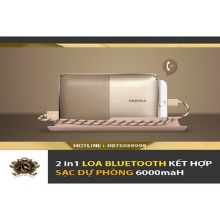 Loa Bluetooth Momax Zonic Kiêm Sạc Dự Phòng 6000mAh