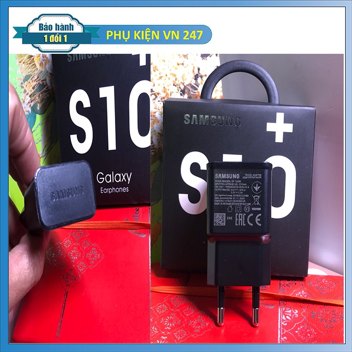 Củ sạc nhanh Samsung 15W cho Samsung S8, S8+, S9, S9 plus, S10, S10 plus, S10e, Note 8, 9) - Chính hãng Samsung