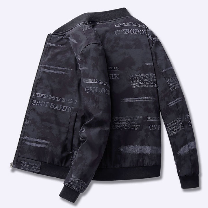 Áo khoác bomber nam big size ZENBIG dành cho người mập người béo, size ngoài cỡ Zenbig