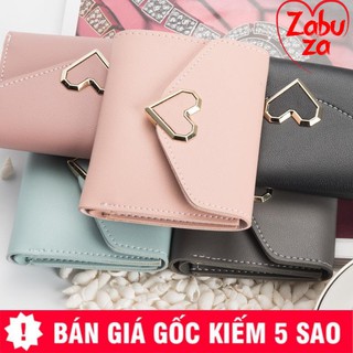 Ví Nữ Đẹp 💝 FREESHIP 50k 💝Ví Nữ Mini Cầm Tay Hình Trái Tim Dễ Thương Phong Cách Hàn Quốc VD06