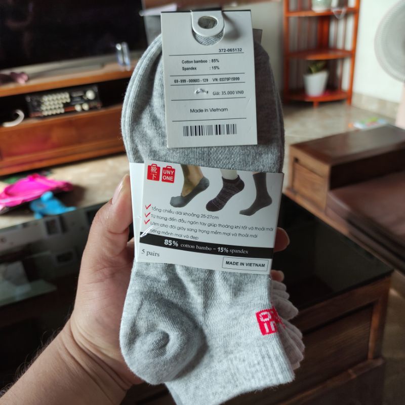 Combo 10 đôi tất vớ cổ ngắn cổ cao Uniqlo hàng xuất nhật giảm hôi chân - Hàng bao đẹp, giá tận xưởng