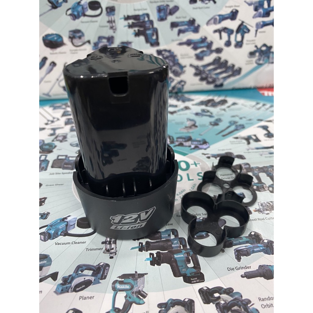 Vỏ mạch pin 12V tam giác ,3 cell, dùng được cho máy Trung Quốc. BN.