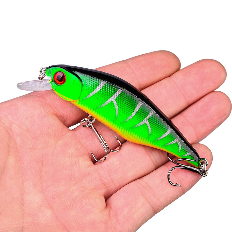 Mồi Câu Cá Giả Bằng Nhựa Cứng 95MM 12G Có Mắt 3D