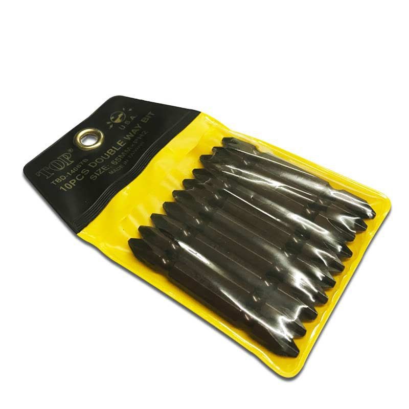 Mũi vít 2 đầu, đầu vít 4 cạnh 65mm Top xi nâu  chịu lực tốt, cứng cáp siêu rẻ dùng siết và mở ốc tiện lợi - đầu bắn vít