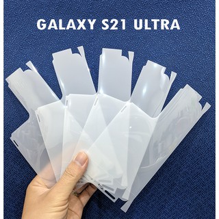 Miếng film dán PPF loại xịn phủ full 99% lưng viền Samsung Galaxy S21 Ultra