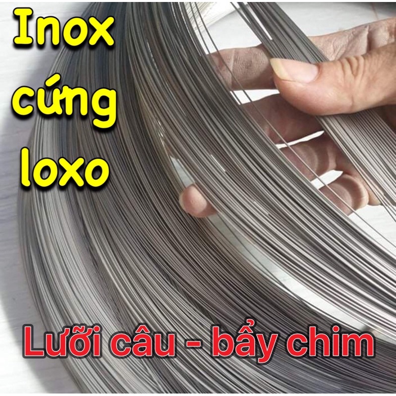 0.5kg Thép inox cứng Lưỡi câu , loxo , lồng chim