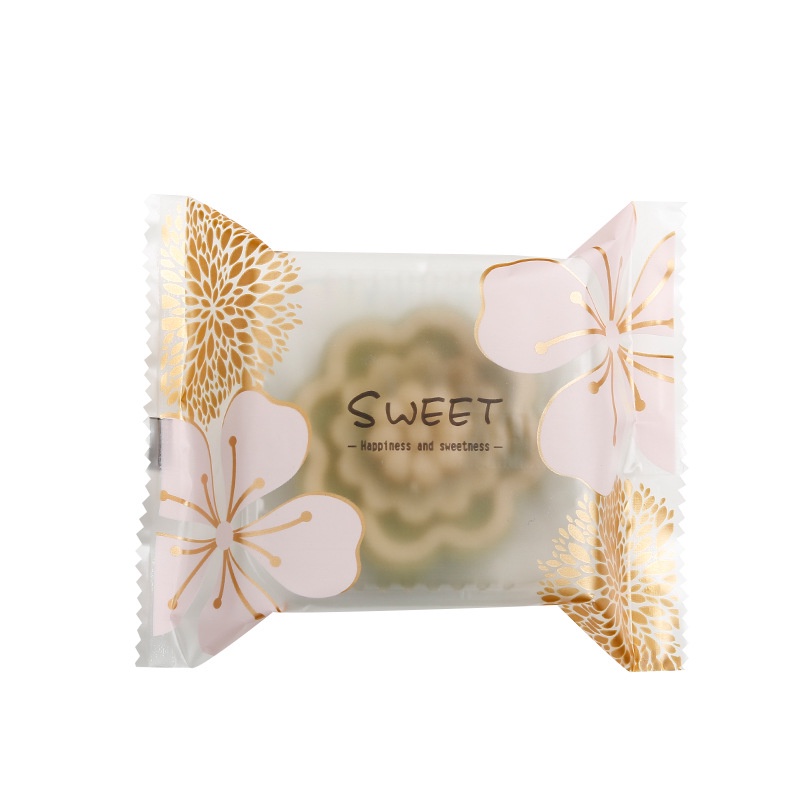 Set 100 túi đựng bánh trung thu/ bánh quy/ kẹo OSSAYI thiết kế thủ công nhiều kiểu dáng đáng yêu cho lễ trung thu