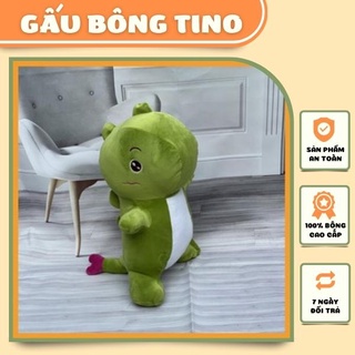 Gấu Bông Khủng Long Đầu To Siêu Đáng Yêu, Quà Tặng Cho Bé, Gối Ôm Khủng Long Size 50cm TM23