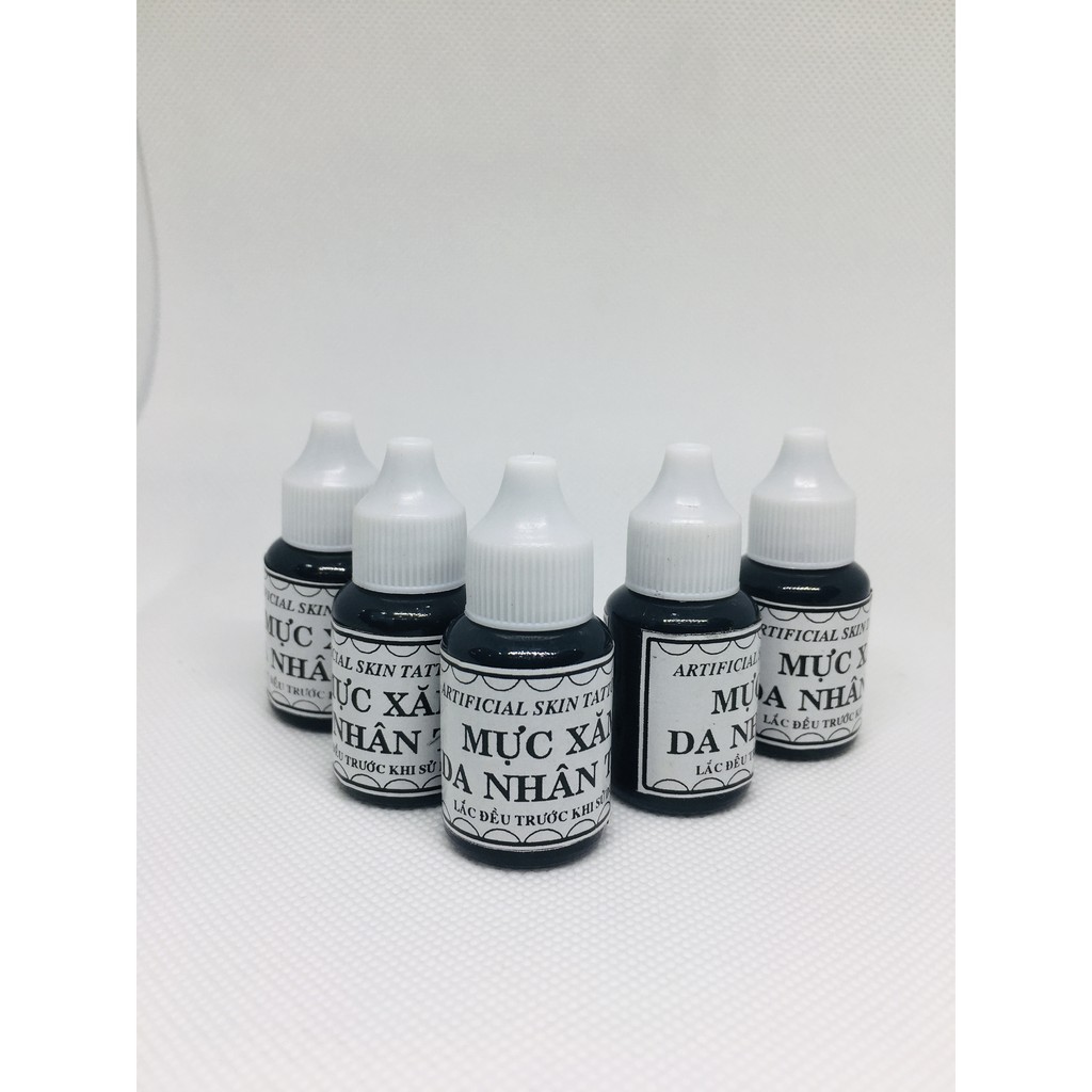 [Chai 10ml] Mực  tập xăm da nhân tạo dành cho học viên