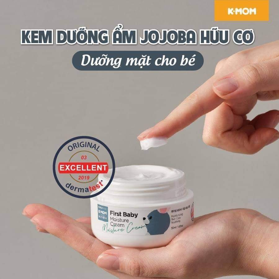 KEM DƯỠNG ẨM JOJOBA HỮU CƠ 𝐊-𝐌𝐎𝐌 ️- DƯỠNG MẶT CHO BÉ