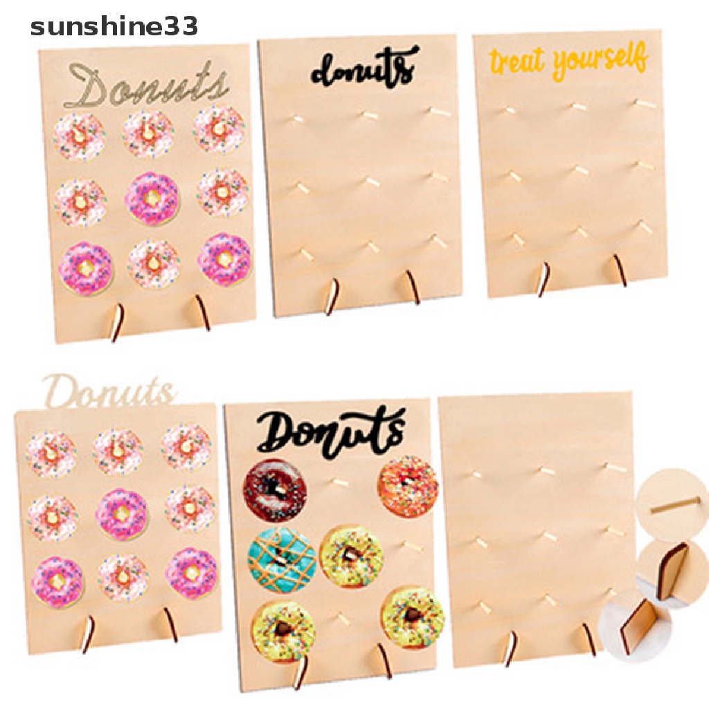 Giá Đỡ Bánh Donut Treo Tường Trang Trí Tiệc Cưới