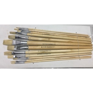 Bộ cọ đầu bẹt vẽ sơn dầu 579