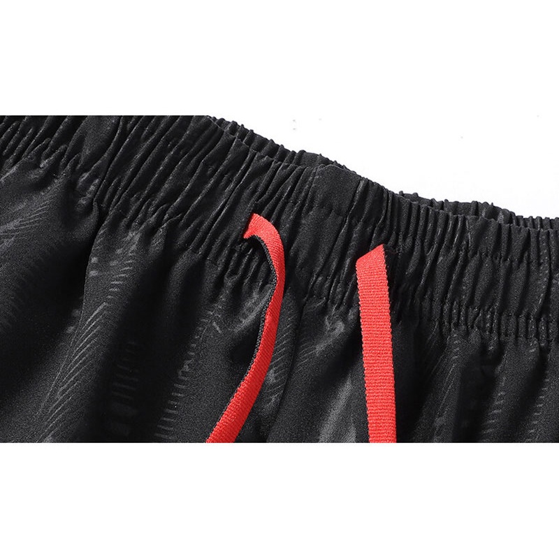 Quần Short Thể Thao Đi Biển Dáng Rộng Nhanh Khô Phối Dây Rút Cá Tính Cho Nam