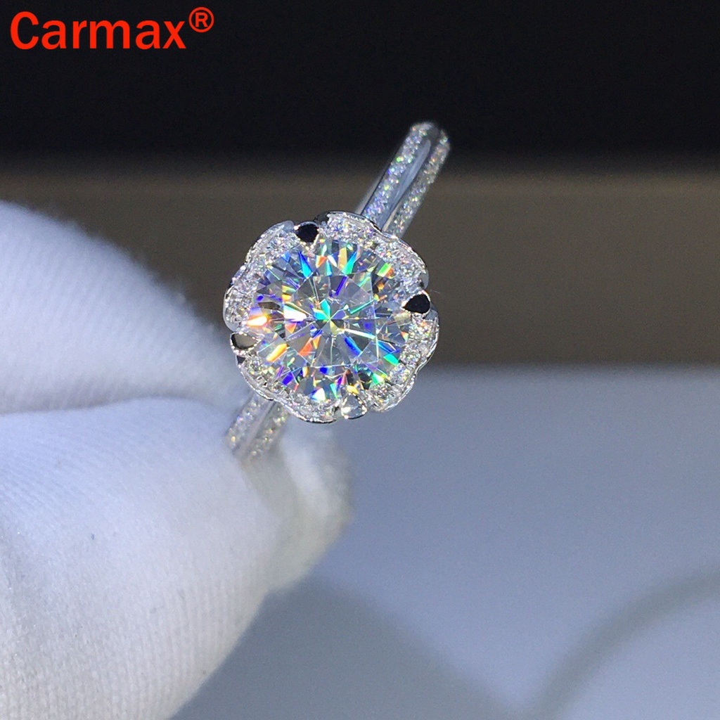 Nhẫn thời trang họa tiết kiểu moissanite