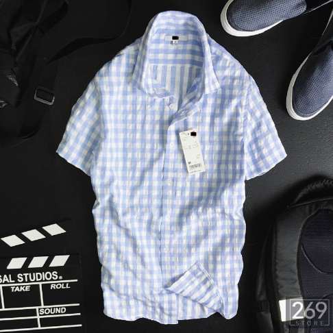 ÁO SƠ MI NGẮN TAY NAM LINEN VNXK CARO NHỎ FULL MÀU CỰC TRẺ TRUNG [HÌNH THẬT 100%] | BigBuy360 - bigbuy360.vn