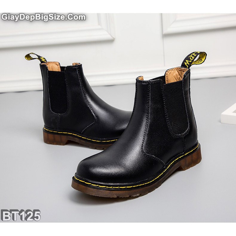 Giày Boot (bốt) Chelsea, giày cổ cao big size cỡ lớn EU:44-45 cho nam chân thon cân đối