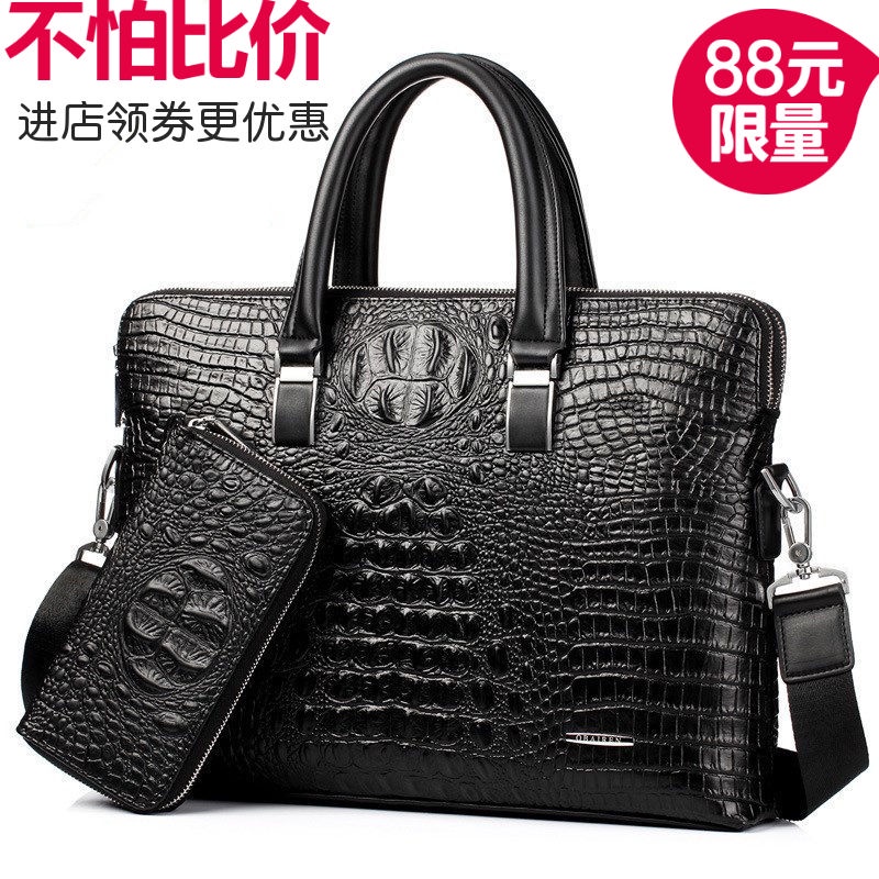 Ba lô da cá sấu thời trang dành cho nam | BigBuy360 - bigbuy360.vn