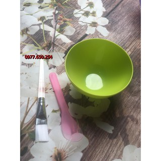 Bát Pha Bột Mặt Nạ - Chổi , THÌA