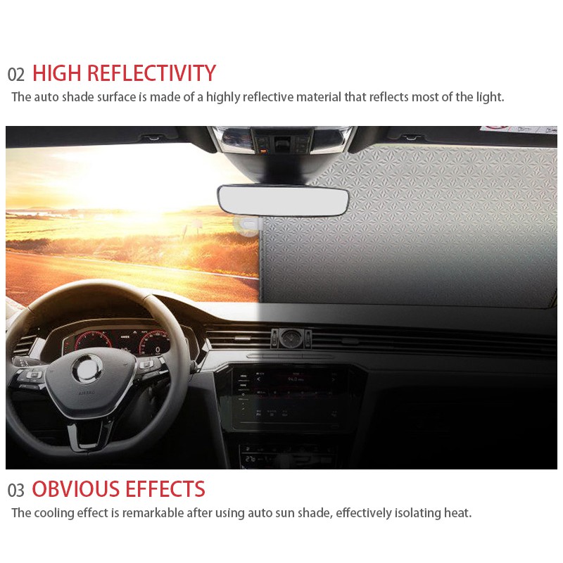 Tấm che nắng cho cửa sổ trước/sau/bên hông xe ô tô