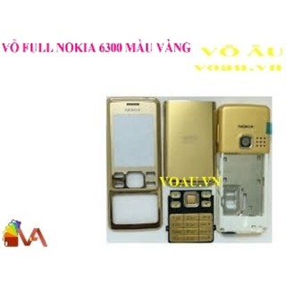 VỎ FULL NOKIA 6300 MÀU VÀNG