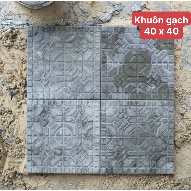 Khuôn đúc gạch lát sân vườn 40x40 giá siêu rẻ