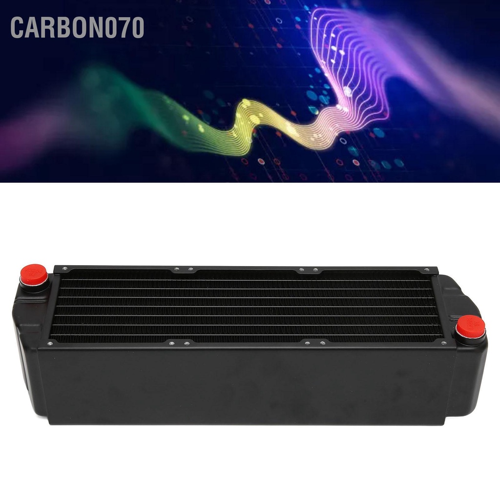 [Hàng HOT] FREEZEMOD Bộ tản nhiệt nước máy tính 65mm G1 / 4 hợp kim nhôm 3 lớp cho quạt 8cm【Carbon070】