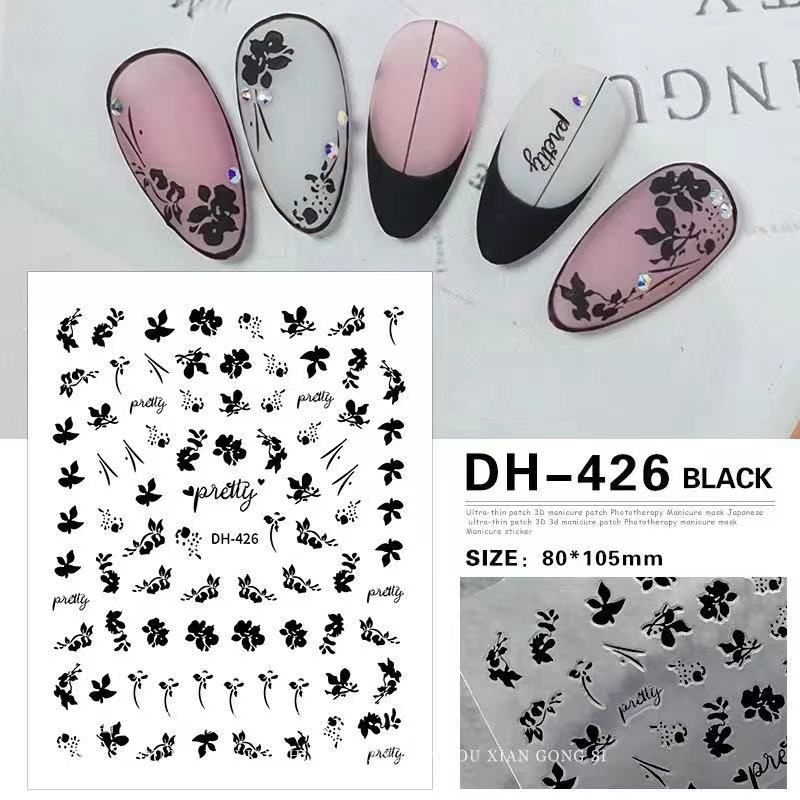 Sticker trang trí nail mã dh426