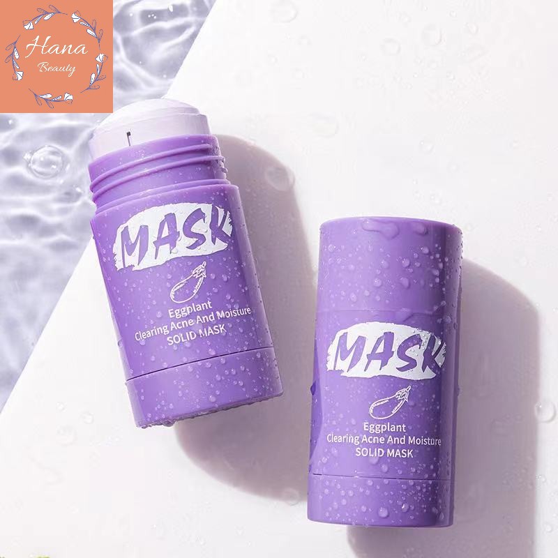 Mặt nạ sáp TRÀ XANH CÀ TÍM SOLID MASK làm sạch giảm mụn NỘI ĐỊA TRUNG