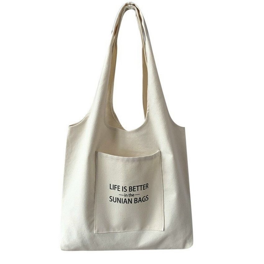 Túi tote túi vải canvas đi học đi làm phong cách Hàn Quốc ZIMI