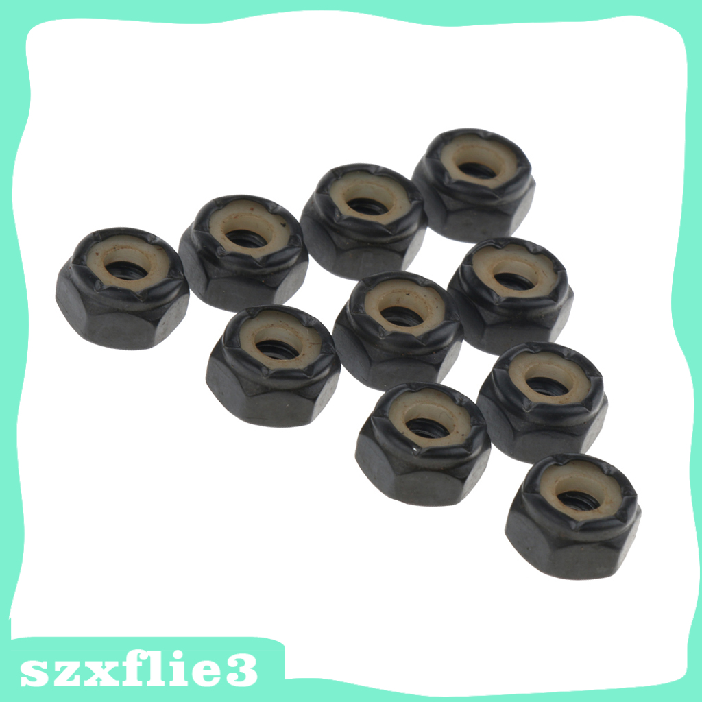 Bộ 10 Đai Ốc Szxflie3 5 / 8 / 10mm Cho Ván Trượt Dài M5