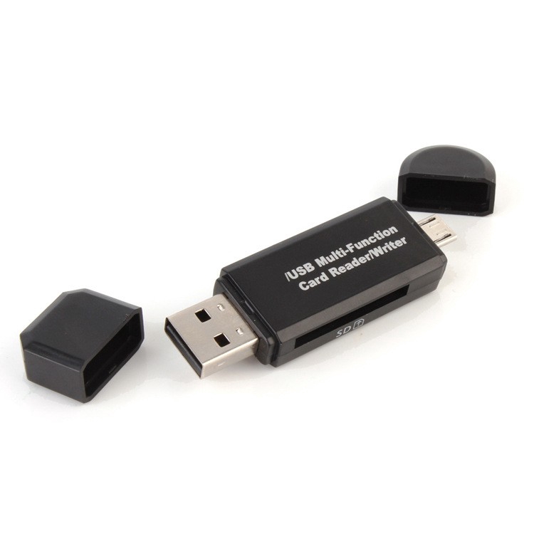 Đầu đọc thẻ SD / USB OTG kết nối USB