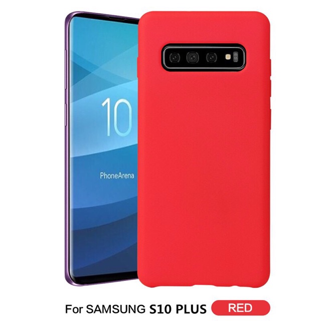 Ốp silicon cover Samsung S10 plus chống bẩn chống vân tay
