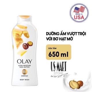 [HCM] Sữa tắm Olay body washShea Butter Vàng dưỡng ẩm tự nhiên - Chính hãng P&G-Mỹ - Giá tốt