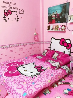 Decan kitty  đầu kitty   Siêu bự 1m2 trang trí tường