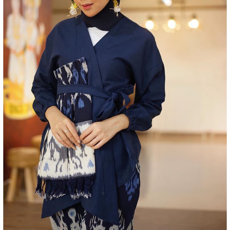 Set Đồ Cặp Đôi Áo Sơ Mi Dệt Tay Dài Thời Trang Hàn Cho Nam Và Nữ