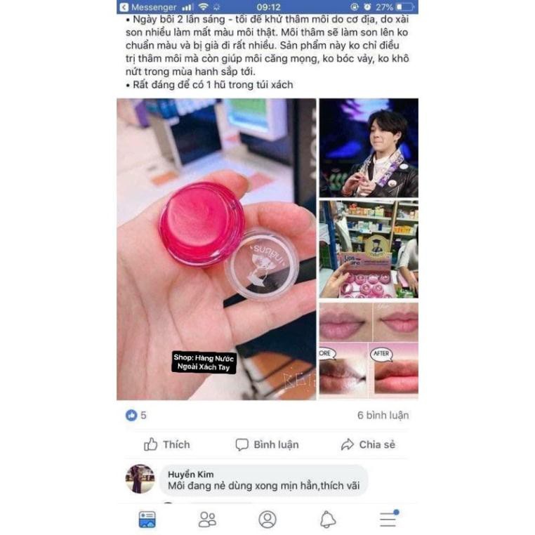 SON DƯỠNG XOA THAM,KHO,TRÓC MÔI THÁI LAN