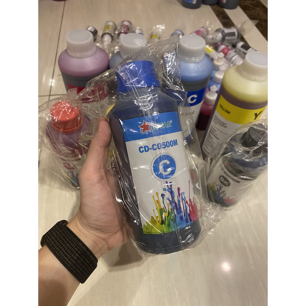Bộ Mực Nước In Dye Canno.n COMBO 4 màu| Cho máy in Ca.non ( 500ml )