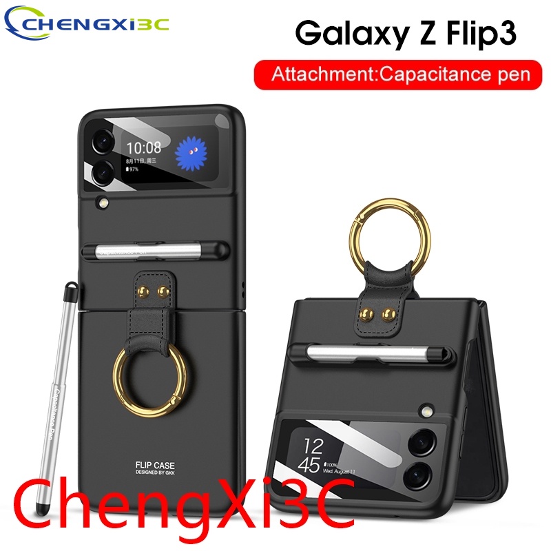 Bút cảm ứng giá rẻ Ốp Lưng Silicone Cho Samsung Galaxy Z Flip 3 Stylus, Flip 3 Stylus ZFlip4 Flip 4 F7000 F7070 F7110 F7210