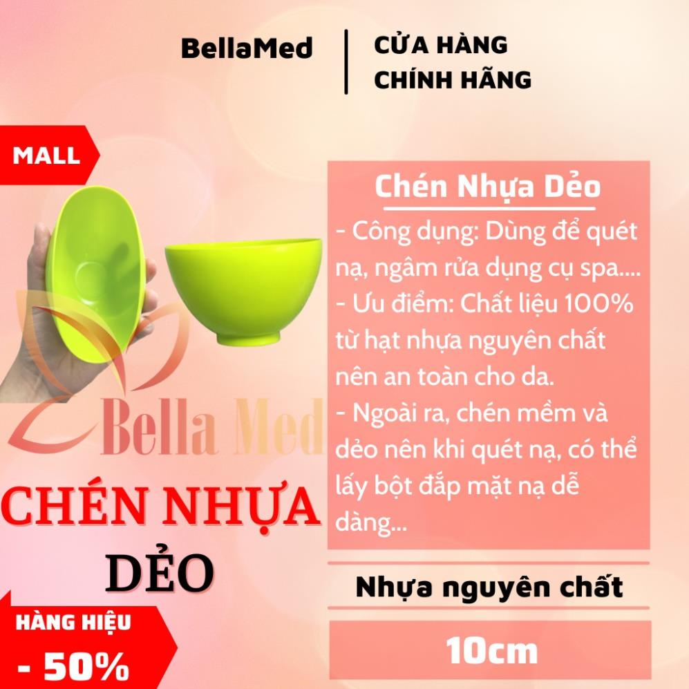 Chén nhựa dẻo trộn mặt nạ -chén dẻo lớn đường kính 10cm
