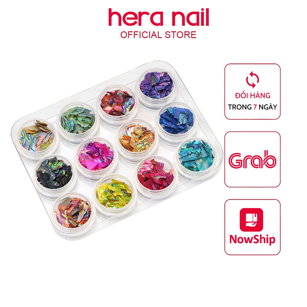 Xà cừ nail vân đá 12 màu