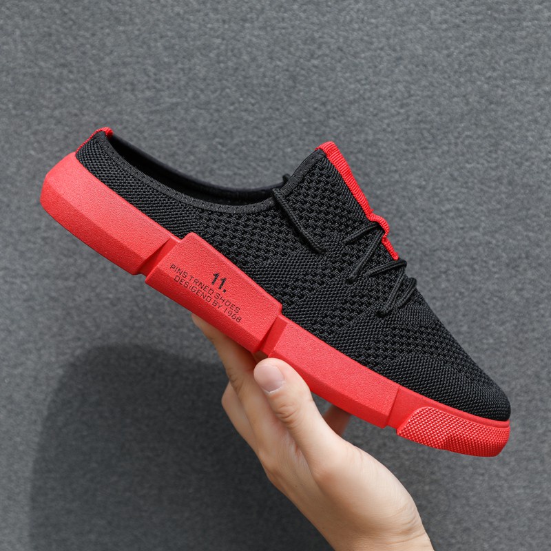 Giày Lười Vải canvas Dạng Lưới Thoáng Khí Mẫu 39-44 qk03