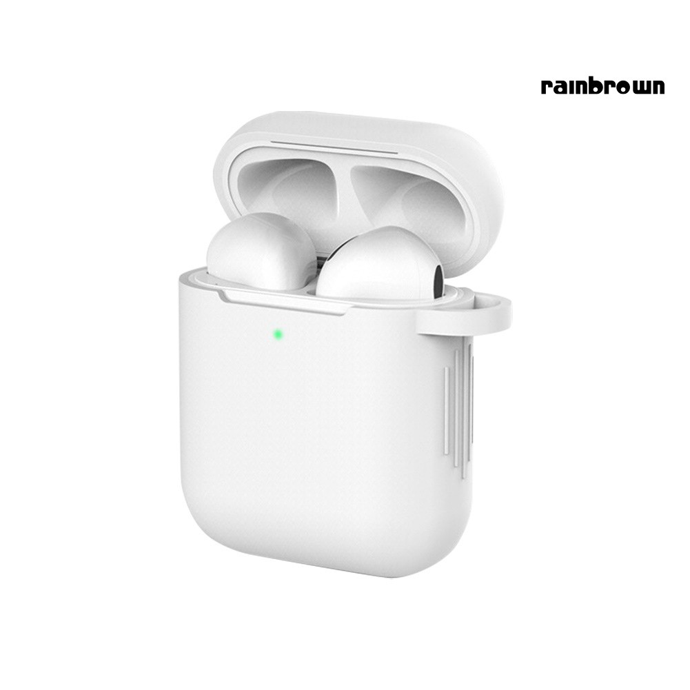 Vỏ Đựng Bảo Vệ Hộp Sạc Tai Nghe Airpods 1 / 2 Bằng Silicone