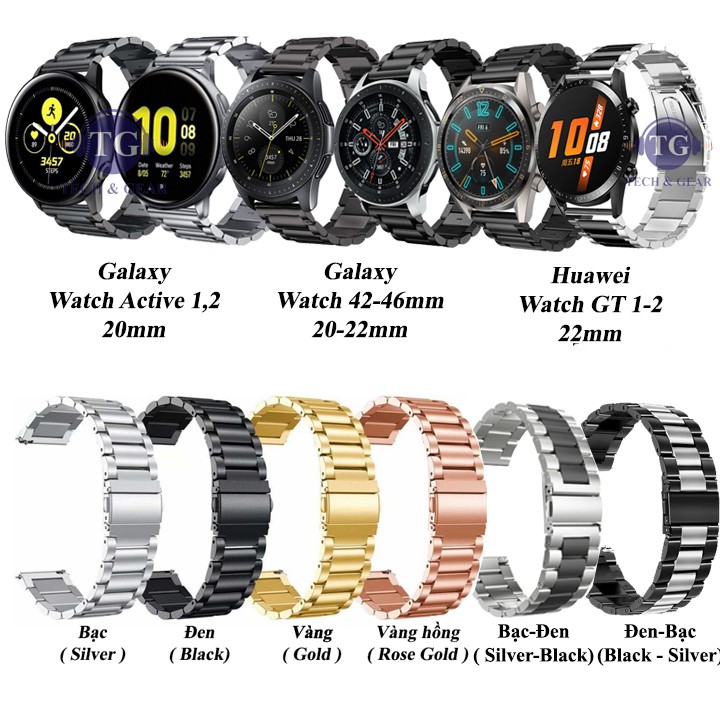 [Galaxy Watch 3] Dây đeo thép lưới Milanese khóa cài Samsung Galaxy Watch 3