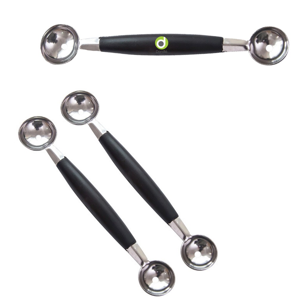 Muỗng múc trái cây quả cầu trang trí các món chè, kem, cocktail - PK112 - doni86