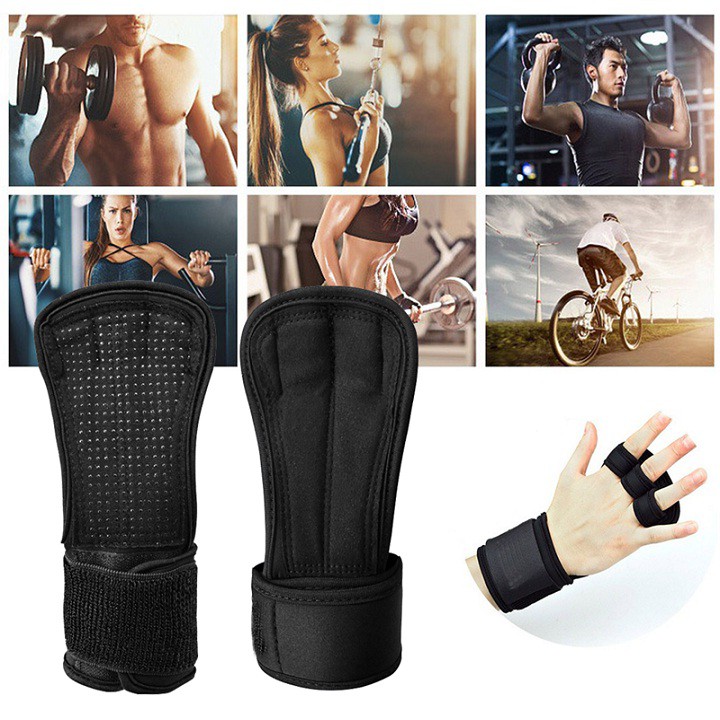 Bộ 02 Găng Tay Tập GYM: dùng Bảo Vệ Lòng Bàn Tay Sport Extra