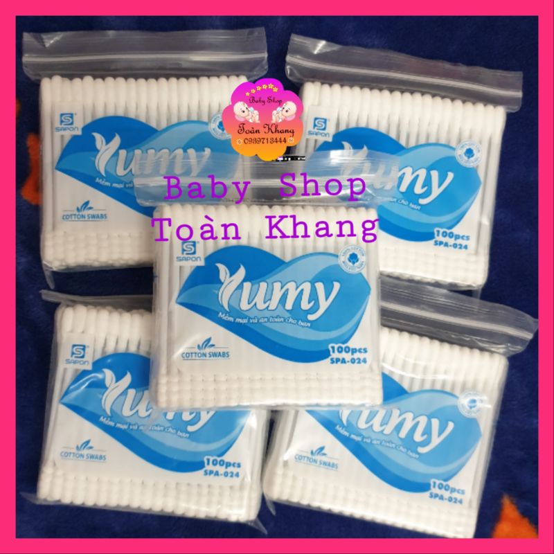 💥TĂM BÔNG YUMY GÓI 100 CÂY