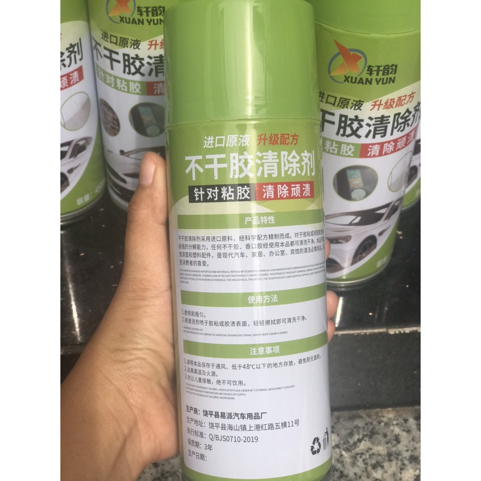 CHAI XỊT TẨY KEO DÁN SÀN, DÁN XỐP, BĂNG DÍNH, STICKER