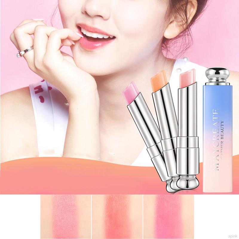 [Hàng mới về] Son môi 3 màu chống nước dưỡng ẩm lâu dài cho nữ | BigBuy360 - bigbuy360.vn
