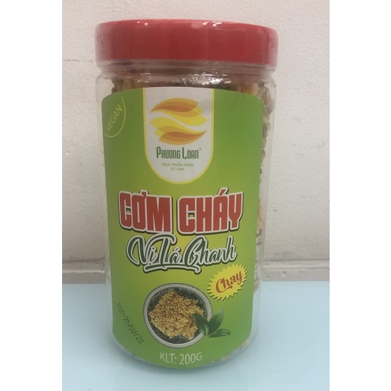Cơm Cháy Chay Vị Lá Chanh